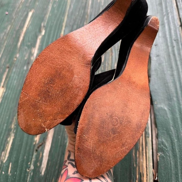 Vintage pumps black and sparkle - Picture 7 of 8